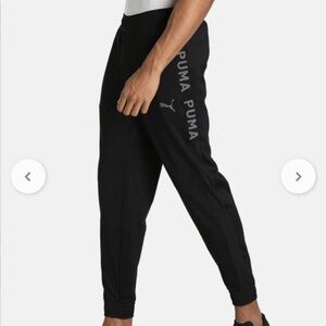 PL PUMA boys Black Jogger/track Pants 26” inseam